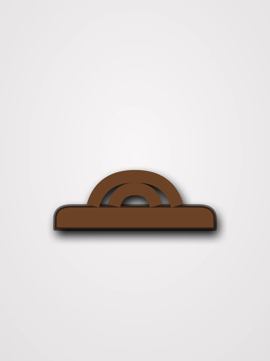 Mules en cuir Marron